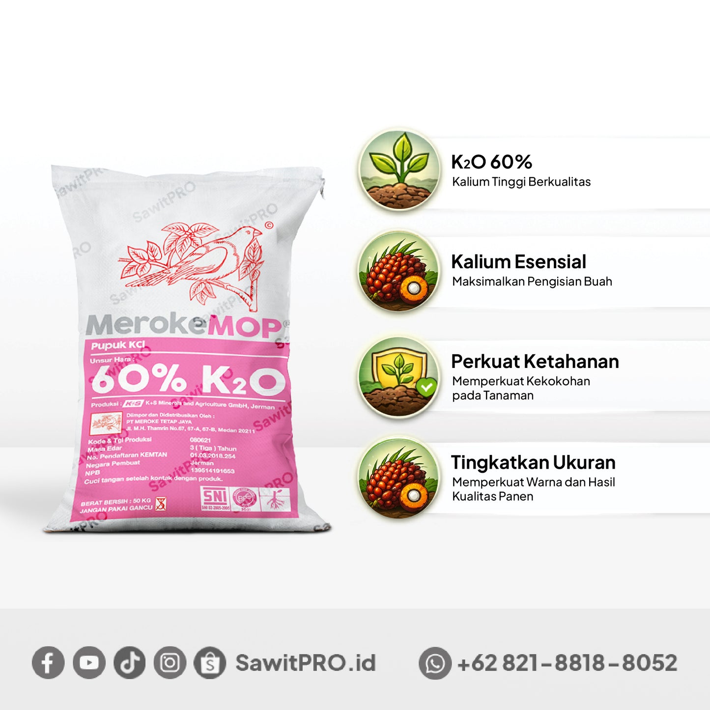 MOP/KCL Meroke 50 kg