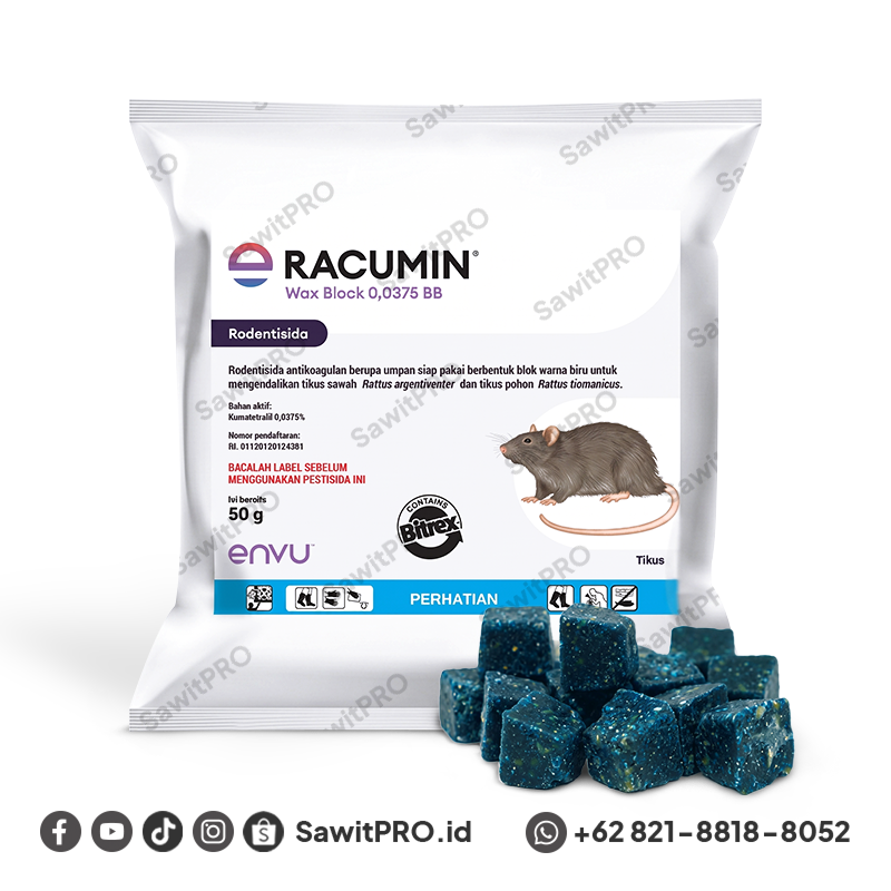 Racumin Wax Block 0.0375 BB - 50gr