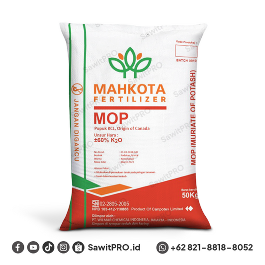 MOP/KCL Canada Cap Mahkota 50kg (Khusus Petani)