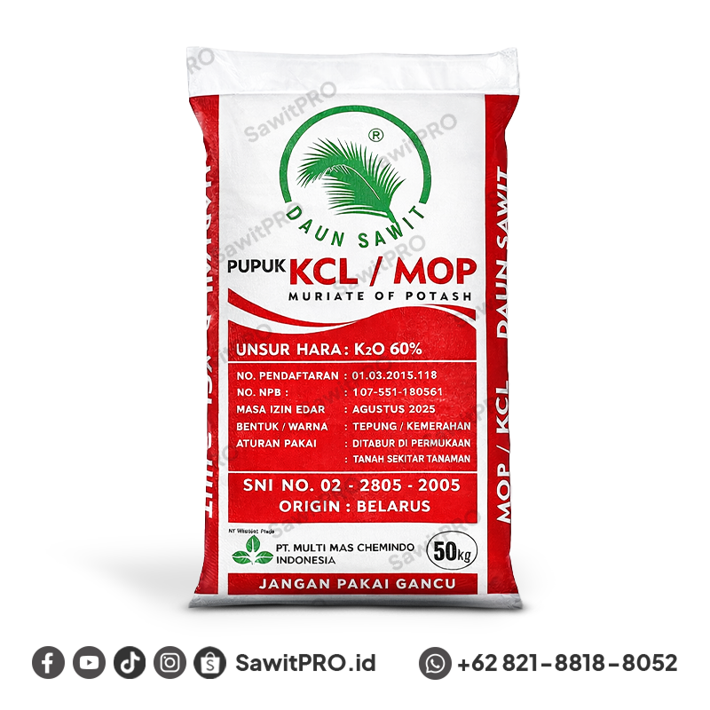 MOP/KCL Cap Daun 50kg