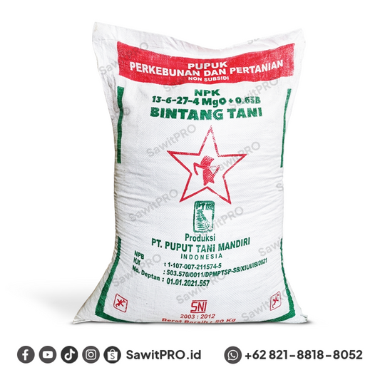 NPK Bintang Tani 13-6-27-4 MGO+0.65B 50kg