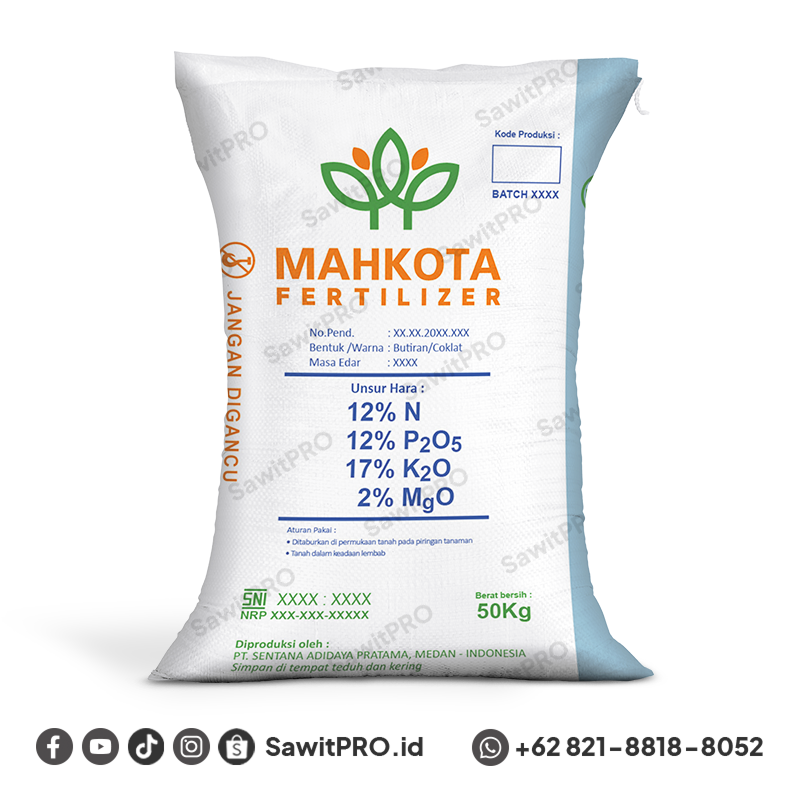 NPK Mahkota 12-12-17-2 TE 50kg (GROSIR)