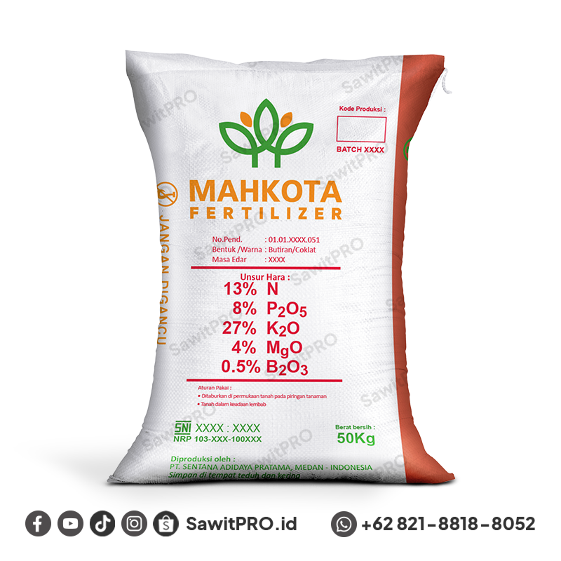 NPK Mahkota 13-8-27-4 0.5 B 50kg