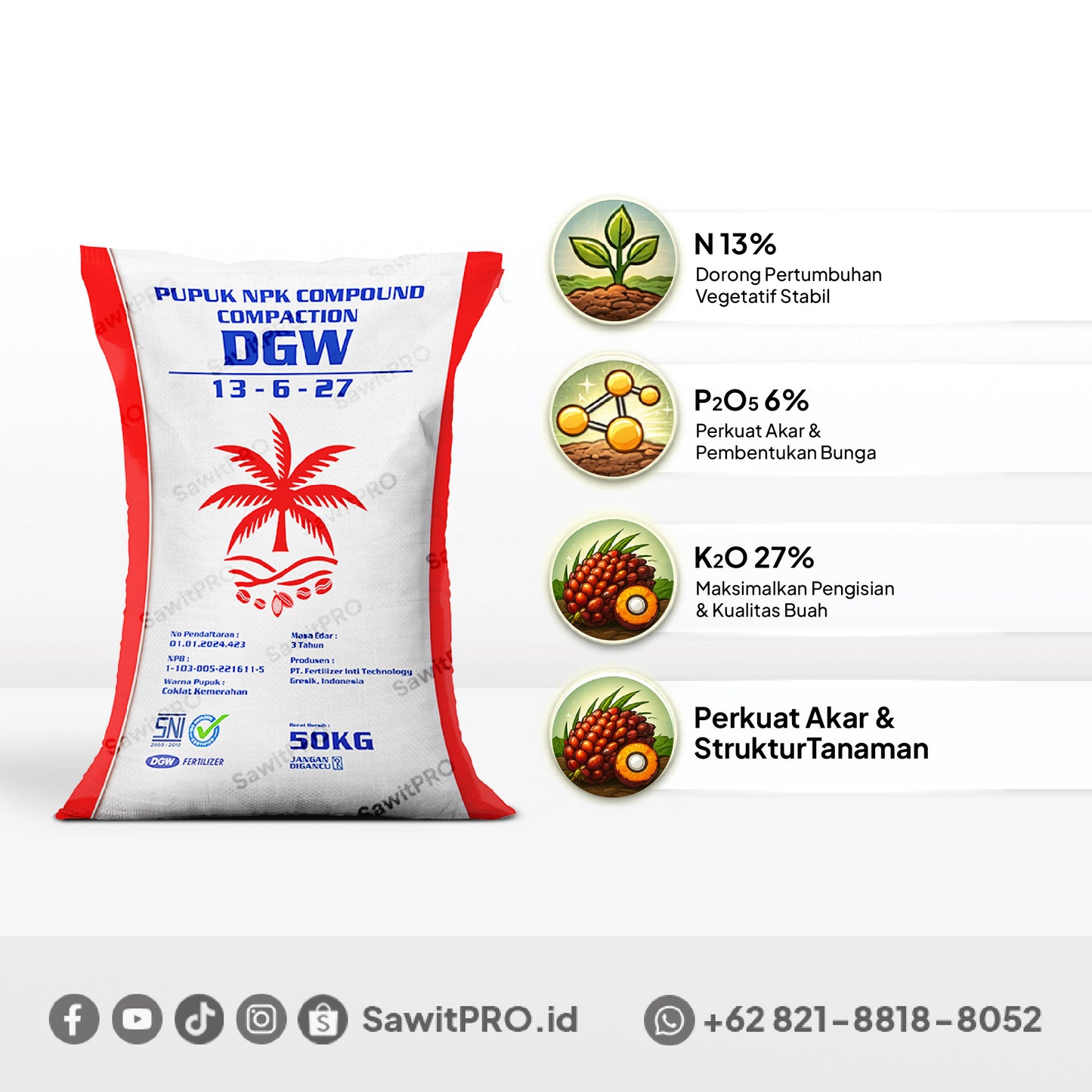 NPK DGW 13-6-27 50kg