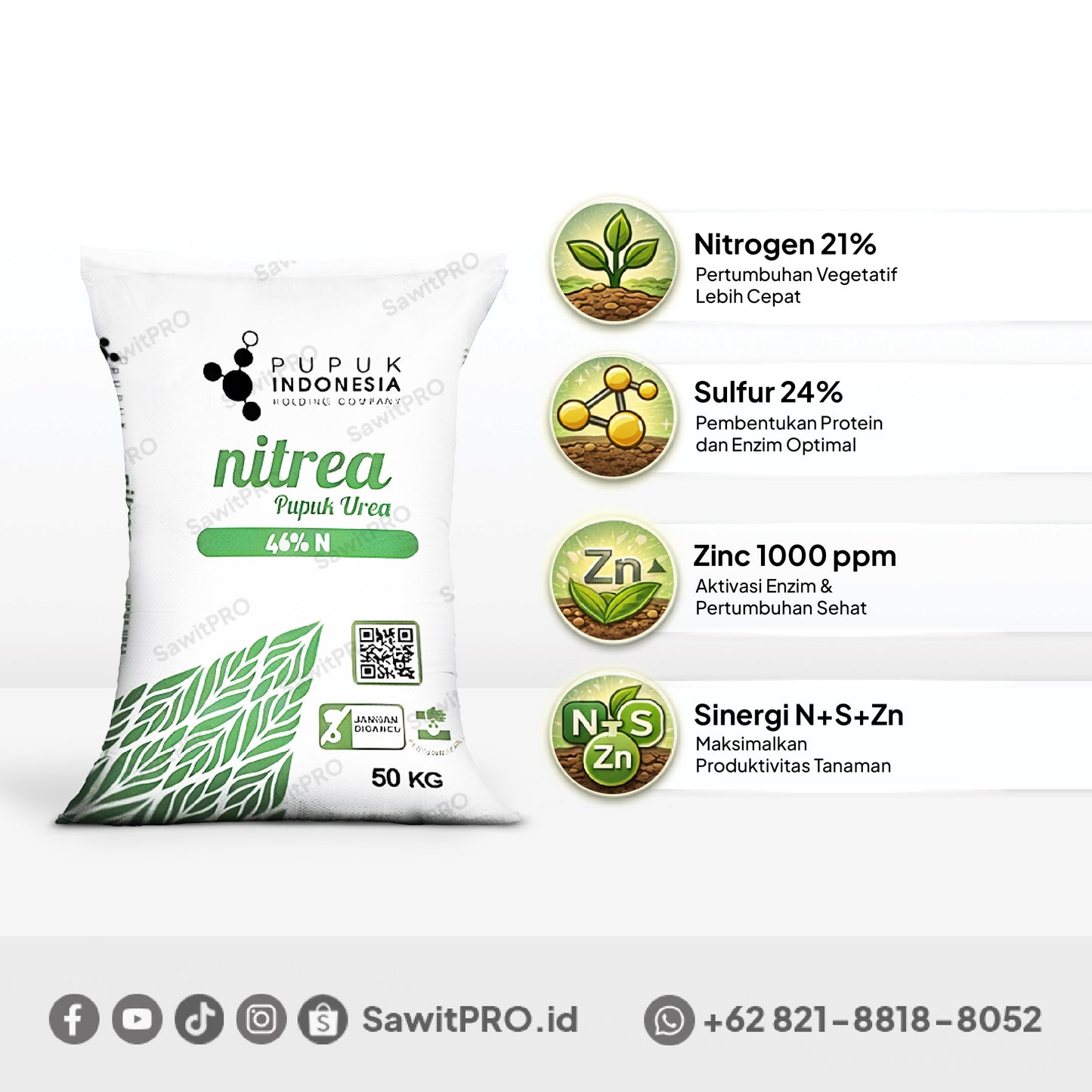 Urea Nitrea 46% N 50kg - Granul