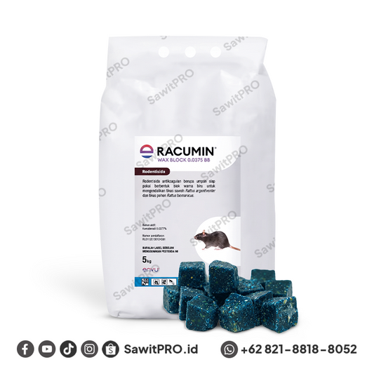Racumin Wax Block 0.0375 BB - 5kg